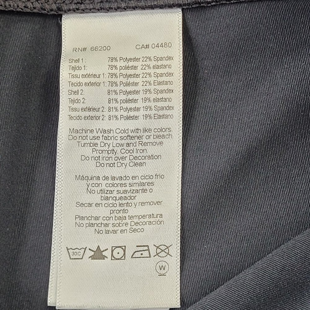 ✅ ASICS woman’s black cropped leggings Yoga workout size M inseam 21” - Picture 9 of 11